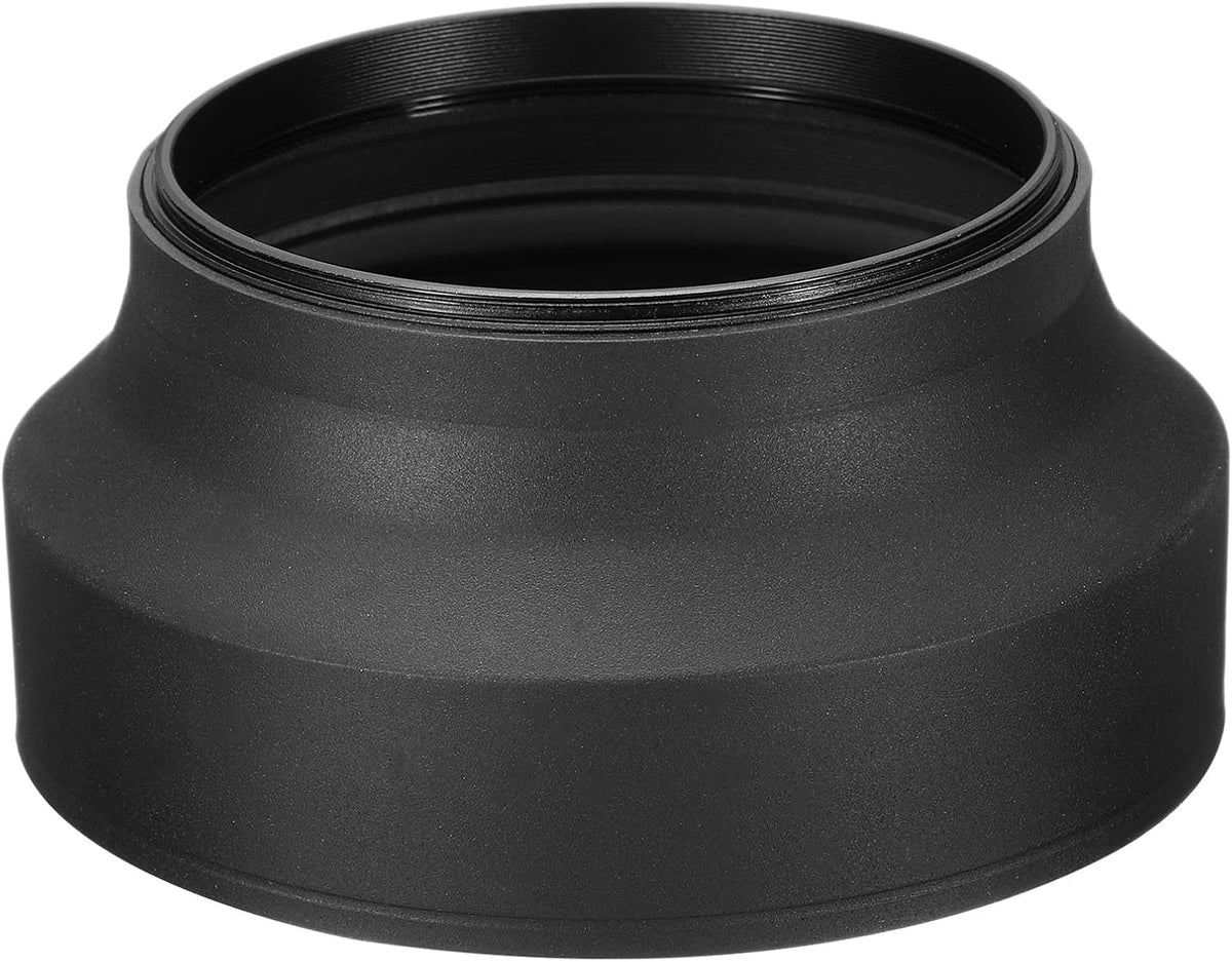 82mm PATIKIL Camera Lens Hood, Rubber Collapsible Lens Protector Anti-Reflection Blocks Excess Sunlight Enhance Camera