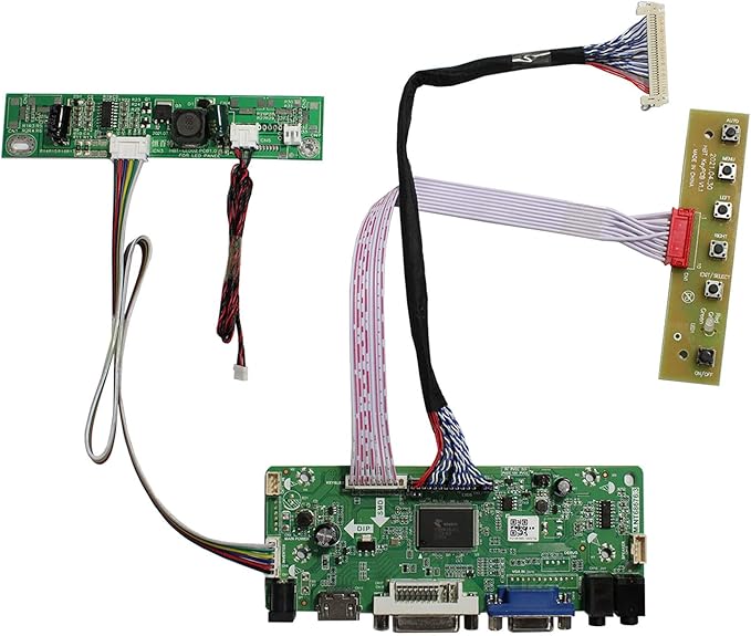 VSDISPLAY DVI VGA Audio LCD Controller Board 68676.3 Work for 19 1600x900 M195RTN01.0 M195RTN01.1 30 Pin LVDS Interface WLED Backlight LCD Screen