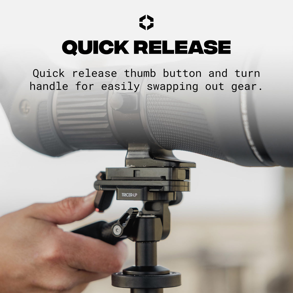 OLLIN Nexus Plate Universal Tripod Adapter - Magnetic Quick Release Attachment, Camera, Optics, Firearm Mount
