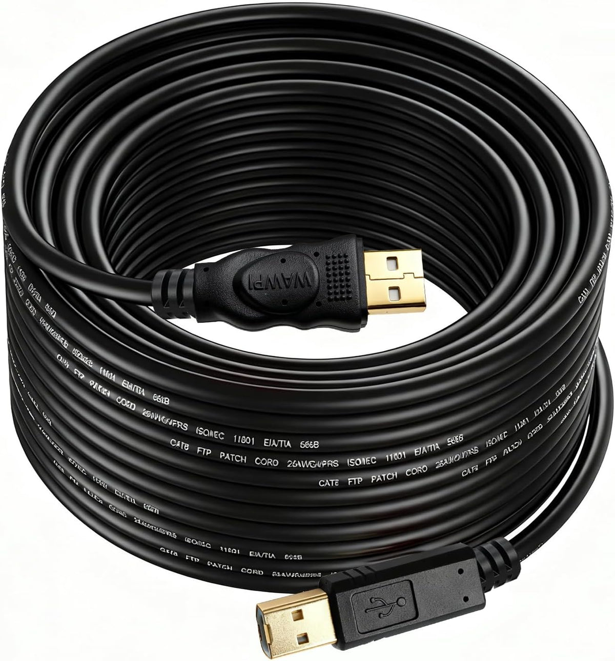 2.0 10 (3 USB Cable - A-Male to B-Male -Printer/Scanner Feet Meters)