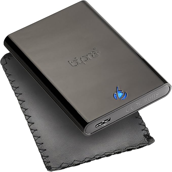 S3 2.5 inch USB 3.0 Mac Edition Portable External Hard Drive - Black (750GB)