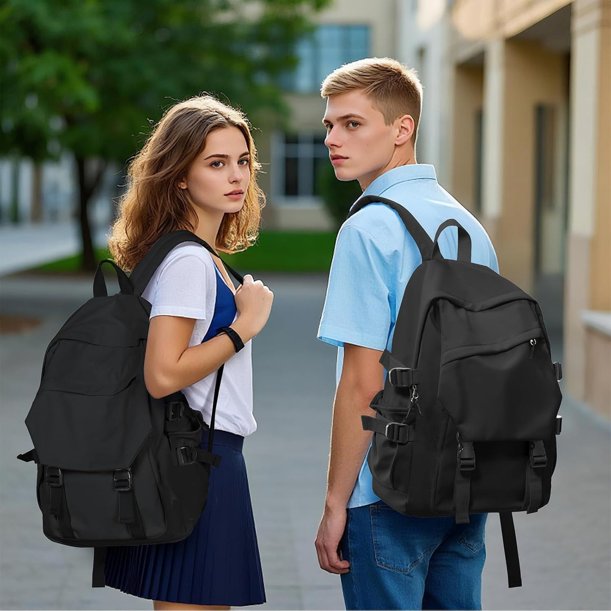 coowoz Daypack Backpack Casual Large upgraded version College Laptop for Men Women Water Resistant Lightweight School