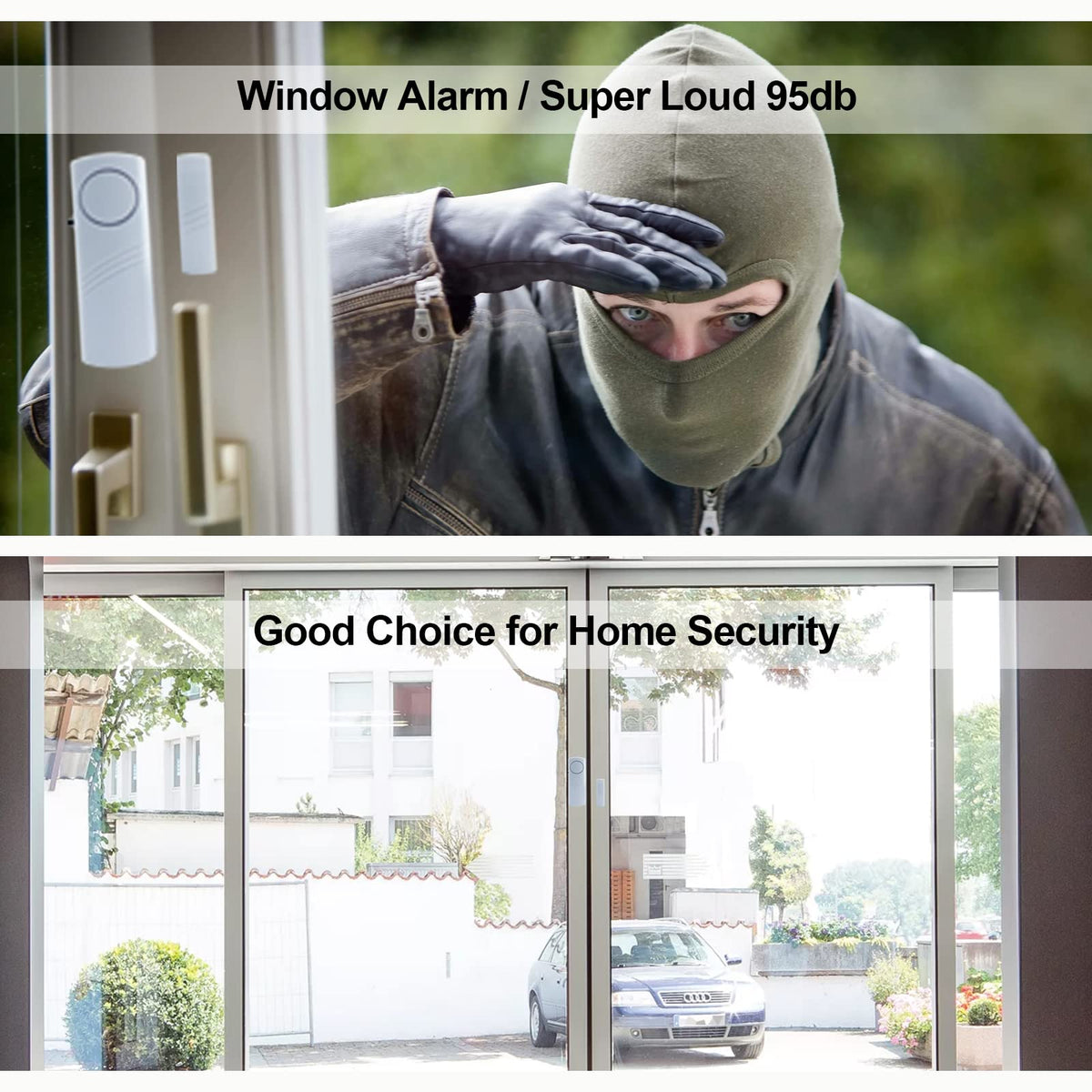 Door Window Alarm, 90DB Door Alarms for Kids Safety, Door Window Burglar Alarm-Window Pool Alarms for Home (15 Pack)