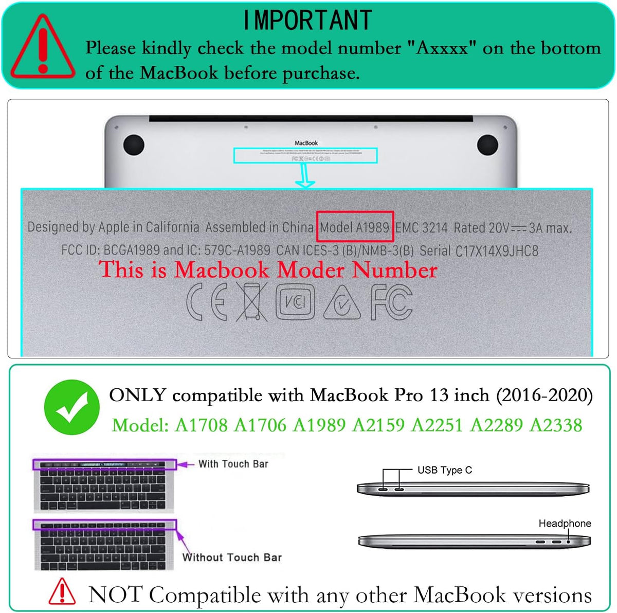 LanBaiLan Compatible for MacBook Pro 13 inch with Touch Bar 2022 2020 2019 2018 2017 2016 M1 M2 Chip A2338 A2289 A2251 A2159 A1989 A1706 A1708, Laptop Hardshell Case & Keyboard Cover, Graffiti