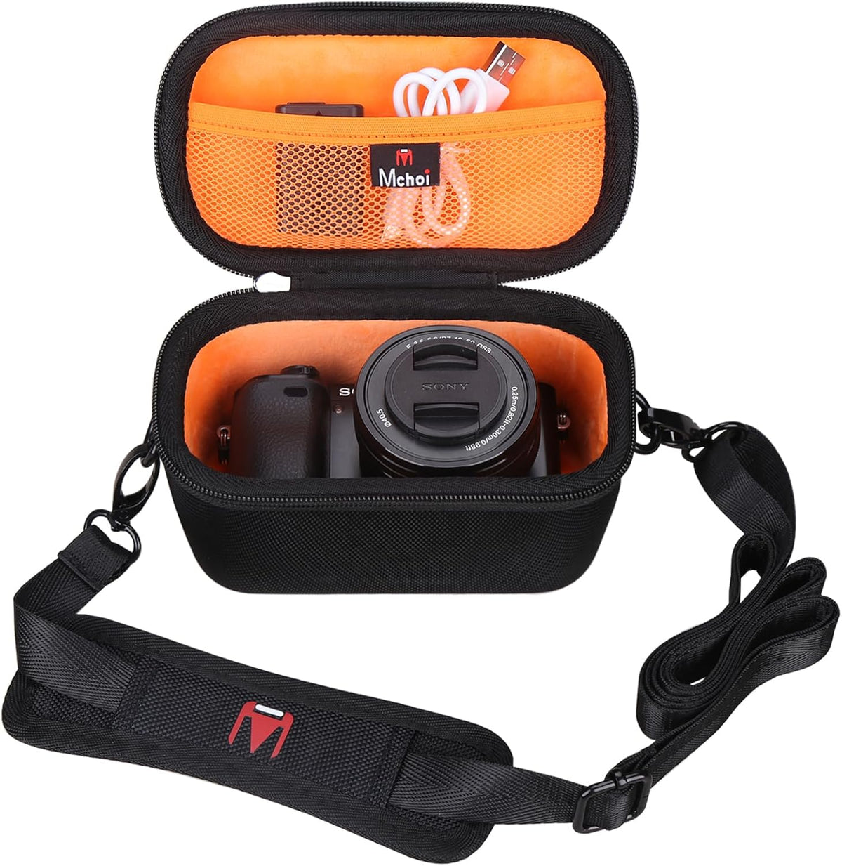 a6000/a6400/a6600/a6100/a5100 Mchoi Hard EVA Travel Case for Sony Alpha Mirrorless Digital Camera, Case Only, New