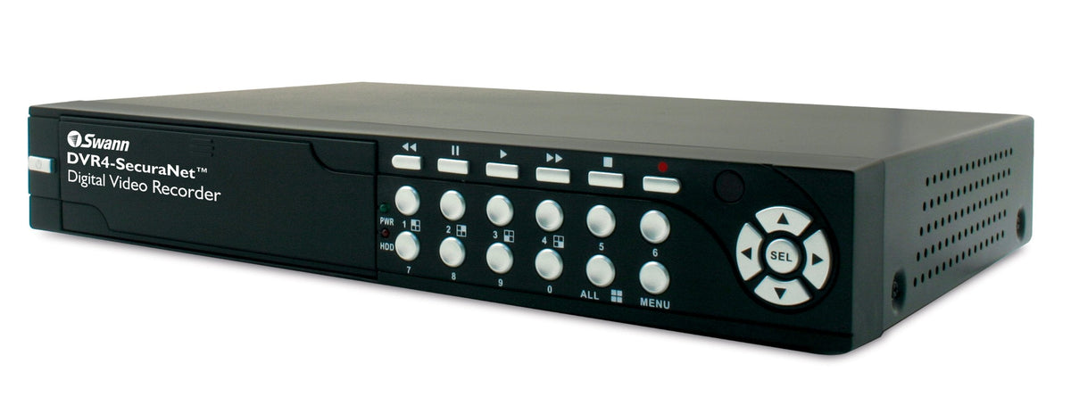 DVR4-SecuraNet Maxi Day/Night Kit - 4 Channel Digital Video Recorder with Networking & 4 Maxi Day/Night Cams