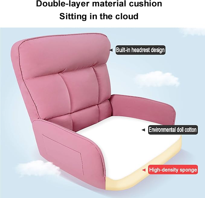 Office Chair Gaming Chair Computer Chair Height Adjustable Gaming Chair Ergonomic Executive Chair for Women Adults GirlsHome Computer Chair Modern Swivel Chair High Back Desk Chair with Arm