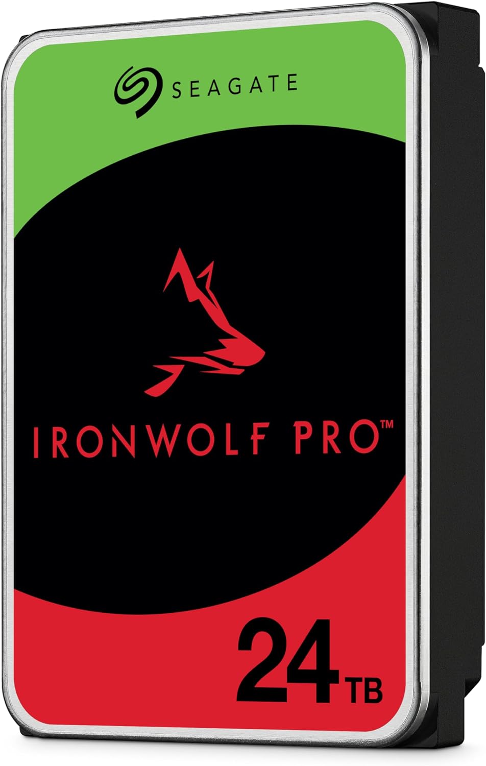 Seagate IronWolf Pro 24TB Enterprise NAS Internal HDD Hard Drive – CMR 3.5 Inch SATA 6Gb/s 7200 RPM 512MB Cache for RAID Network Attached Storage, Rescue Services (ST24000NT002)