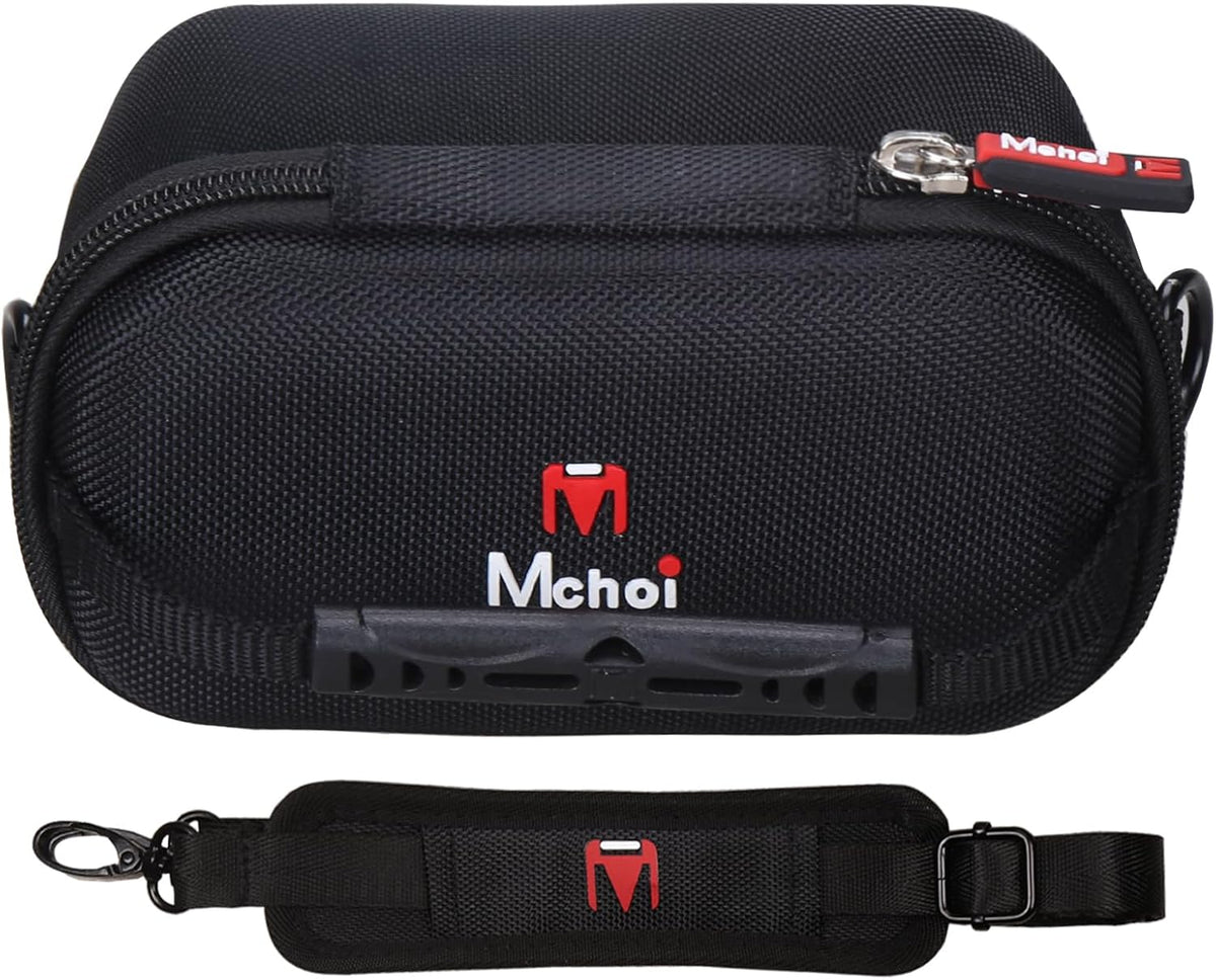 a6000/a6400/a6600/a6100/a5100 Mchoi Hard EVA Travel Case for Sony Alpha Mirrorless Digital Camera (Black and Pink)