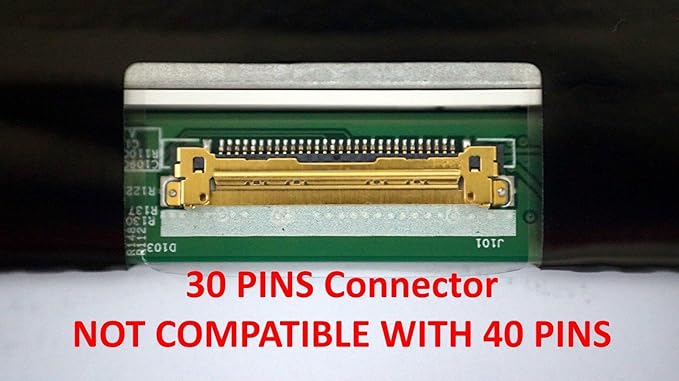 Tech 11.6 inch Screen Compatible with AUO B116XTN02.3B116XTN02.1 Slim 30 PINS Laptop Replacement Screen