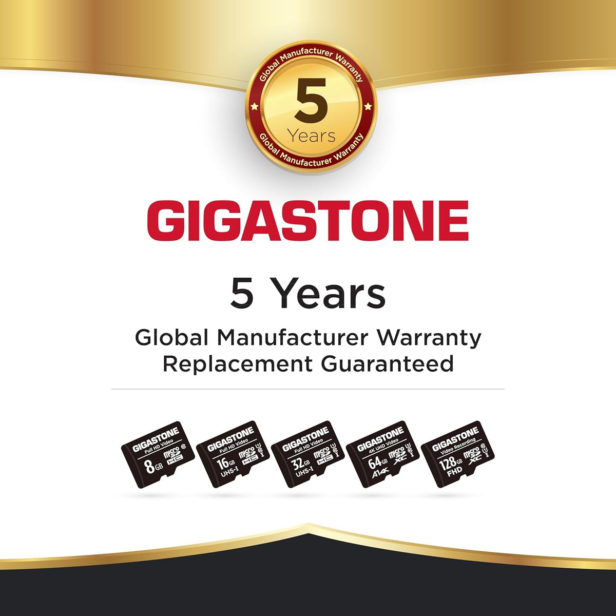Gigastone 64GB A1 V30 4K 90MB/s A1 10, Micro SD Card, Video Recording, Surveillance Security Cam Action Camera Drone