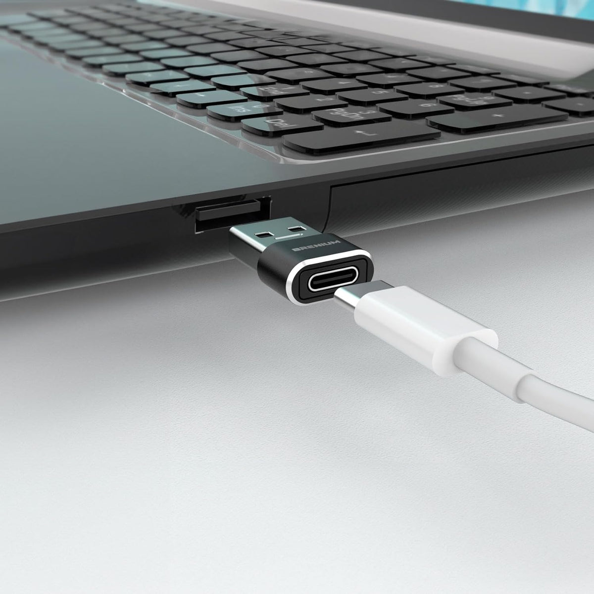 USB to USB C Adapter - iPhone 15, 16 Charging and Data Converter Type C Female to Type A Male, Compatible with Samsung Galaxy, iPad, Apple Watch