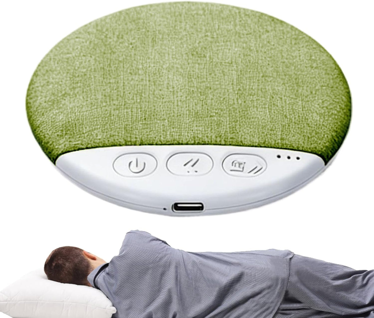 Generic Sleep Speaker Under Pillow with White Noise and Timer - Bone Conduction Under Pillow Sleep Speaker, Pi-llow