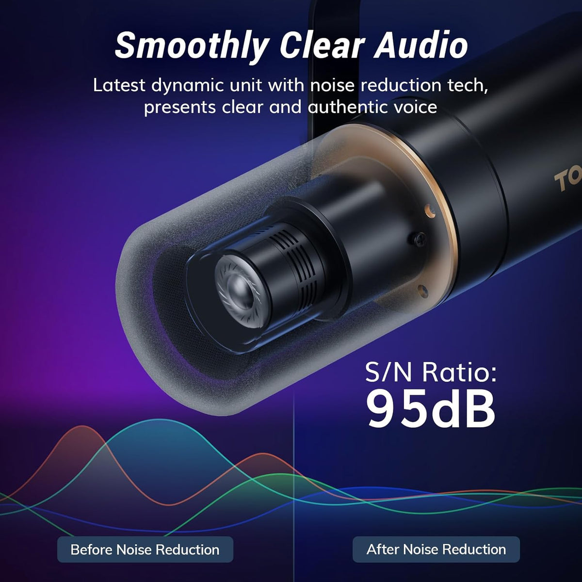 TONOR Audio Interface and Microphone Set, Podcast Equipment Bundle, USB Audio Mixer with RGB, XLR Dynamic Microphone with Studio Sound Quality, Complete Package for Content Creating, Gaming, Streaming