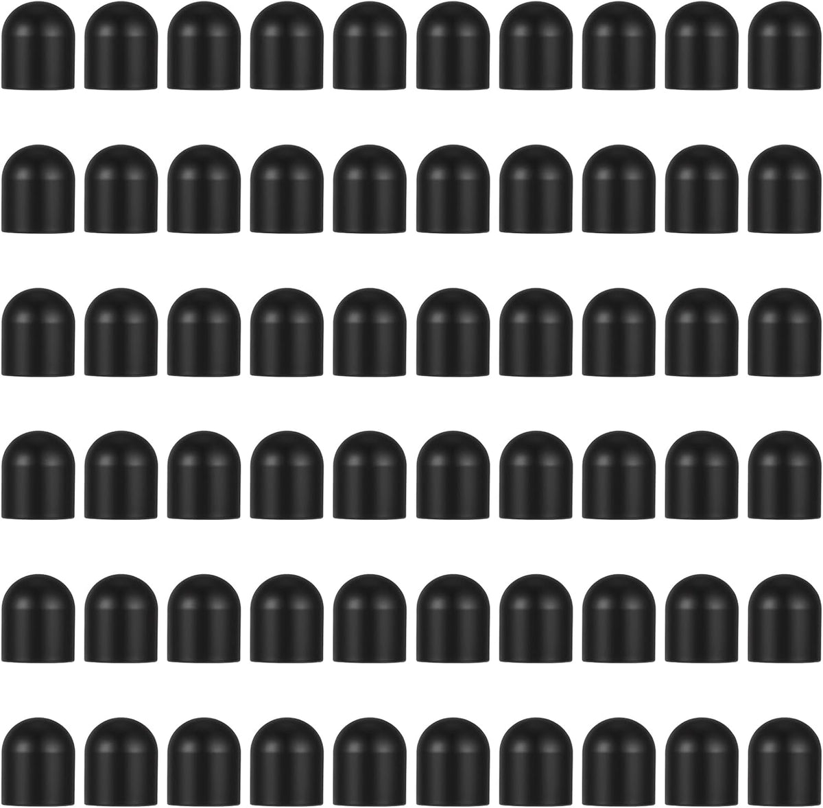 60 Pcs Rubber Tips for Stylus Pens,0.24inch (6mm) Diameter Replacement nibs for Touch Screen Pen Universal Stylus Ends,Surface Pen Tips