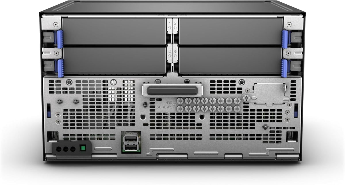 Hewlett Packard Enterprise ProLiant MicroServer Gen11 Tower Server, Intel Xeon E-2414 Processor, 16GB Memory, External 180W US Power Supply (HPE Smart Choice P78521-005)