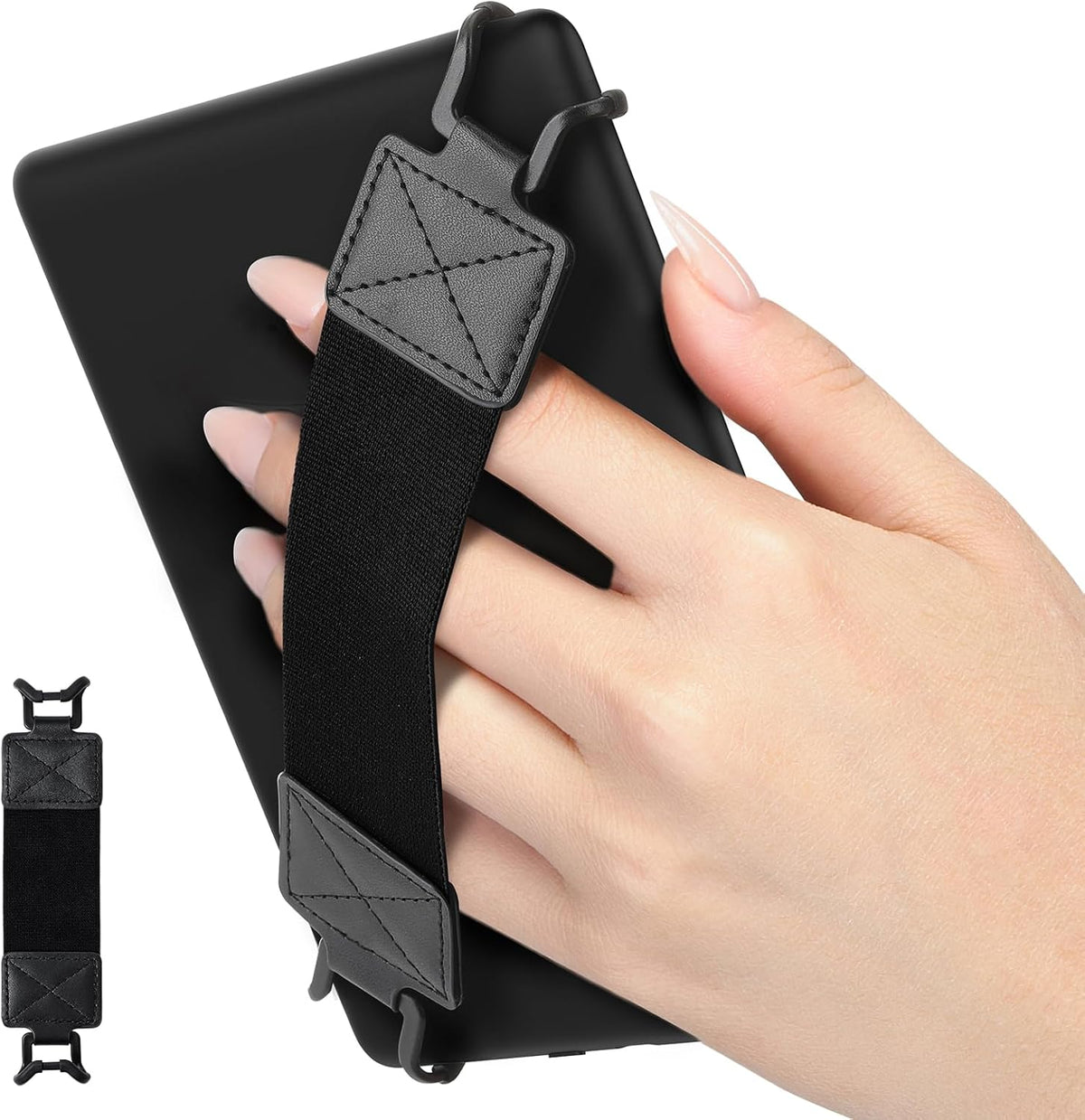 6-8" MoKo Security Hand-Strap for Kindle eReaderFire Tablet, Kindle/Kobo/Voyaga/Lenovo/Sony E-Book Tablet, Elastic