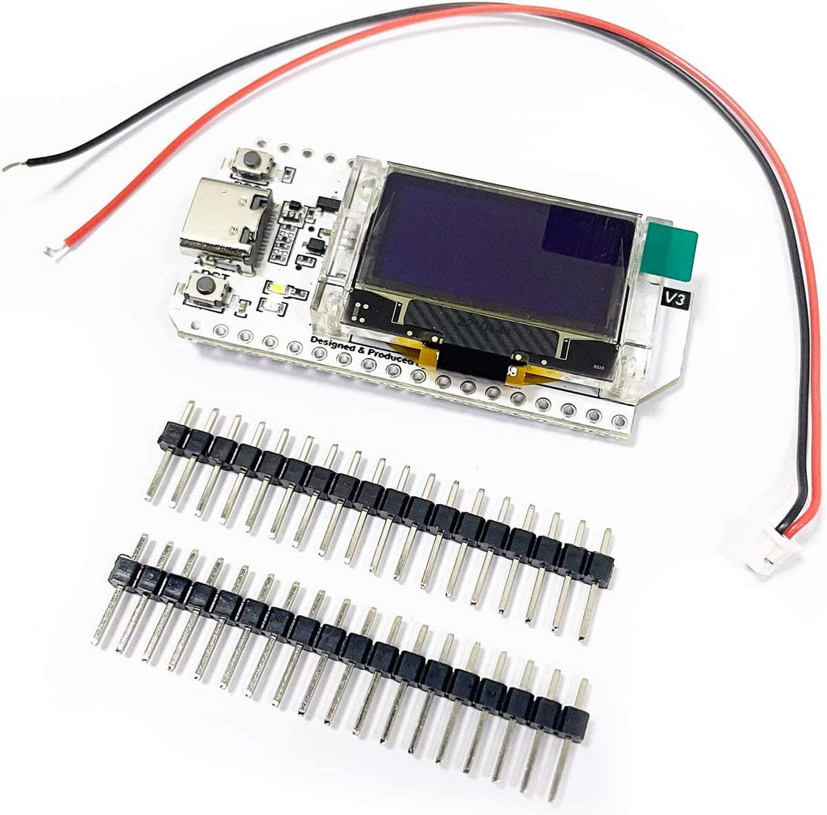HiLetgo ESP32 V3 ESP-32 0.96 Inch CP2012 ESP8266 OLED WiFi Kit Type-C Blue OLED Display WiFi+Bluetooth Internet
