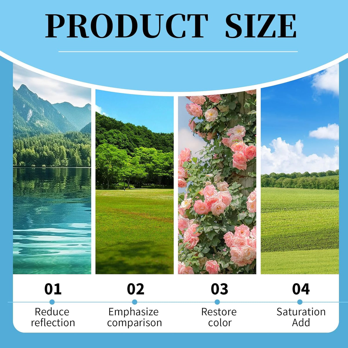 52mm CPL Filter for Phone Camera Clip Kit, Universal Phone Polarizing Filter Attachment Compatible with iPhone 16/15 / 14/13 Series, Polarizer to Enhance Vibrant Color and Reduce Glare