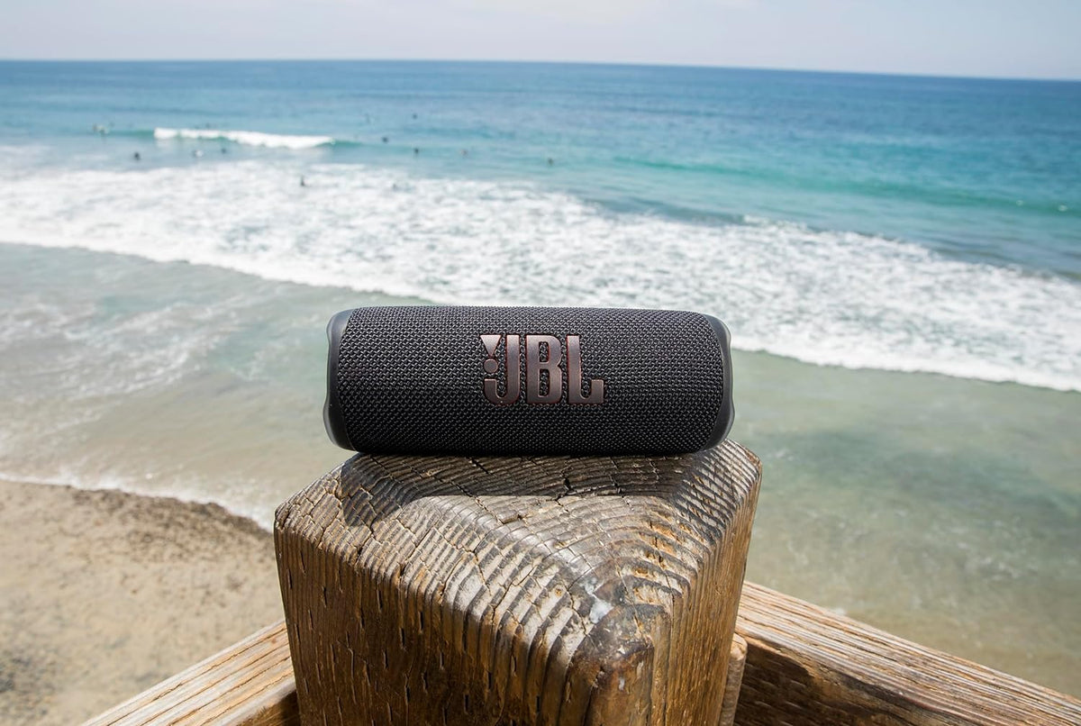 JBL Flip 6 - Portable Bluetooth Speaker, powerful sound and deep bass, IPX7 waterproof, 12 hours of playtime, JBL PartyBoost for multiple speaker pairing for home, outdoor and travel (Teal)