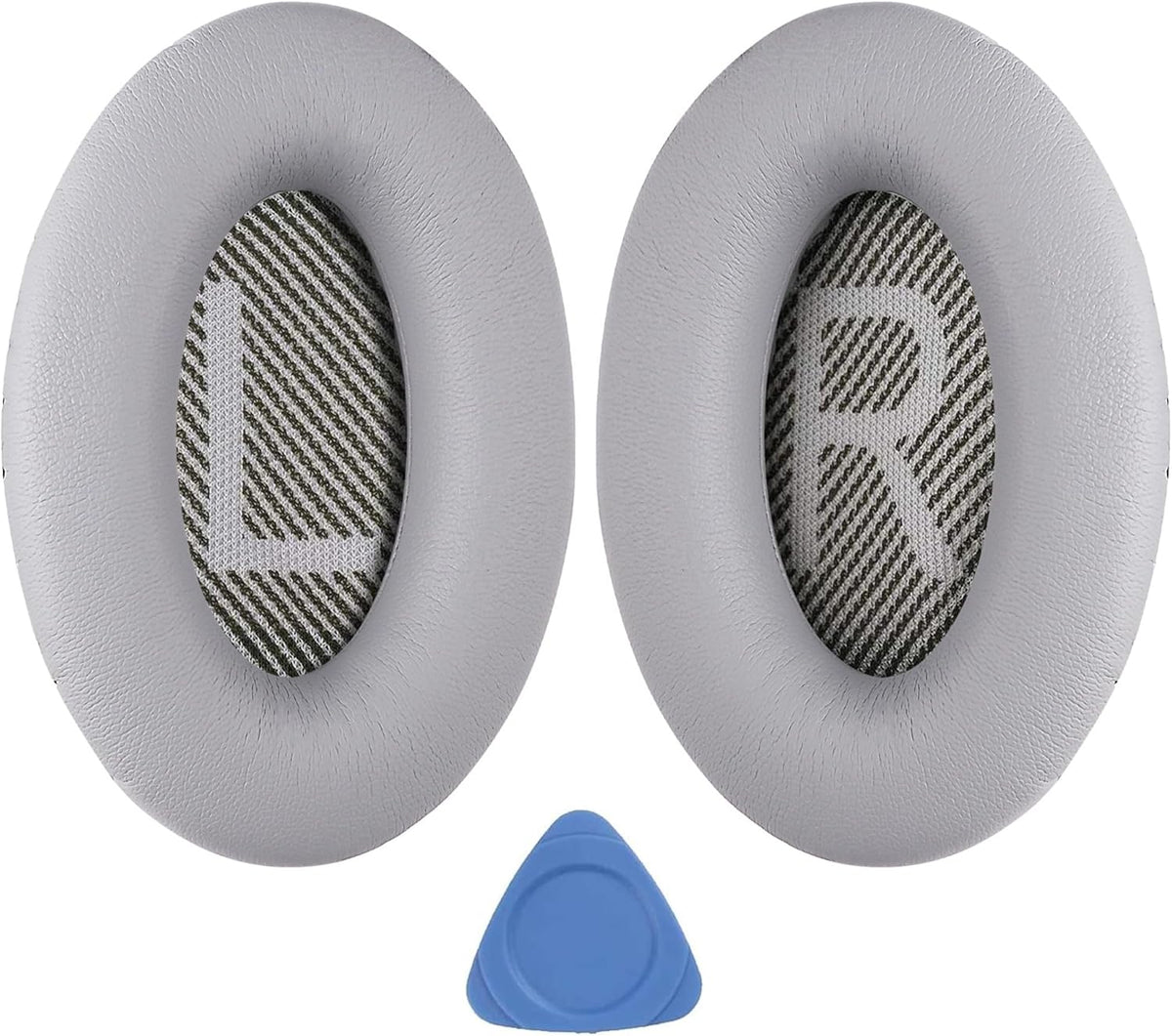 Replacement Ear Pads for Bose QuietComfort 35 (QC35) & Quiet Comfort 35 II (QC 35 ii) Headphones, EarPads Cushions with Noise Isolation Memory Foam, Softer Protein Leather, Added Thickness