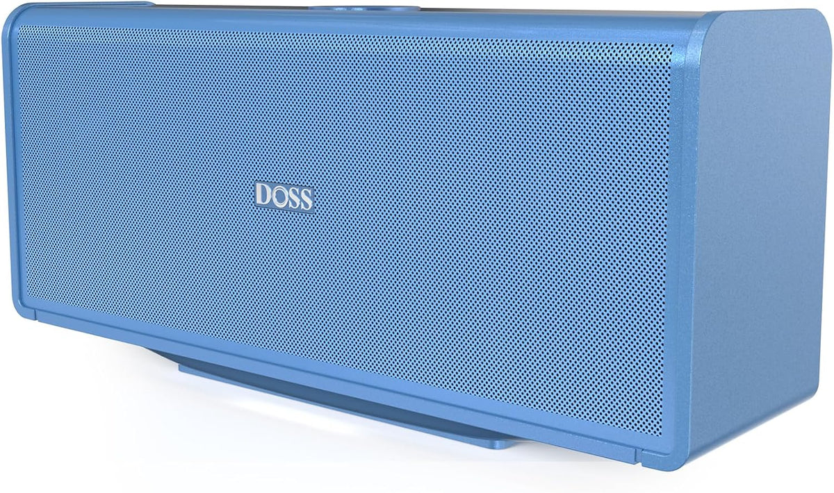 DOSS SoundBox Ultra Bluetooth Speaker with 2.1 Channel Audio, 80W Superior Sound with Deep Bass, Two DSP Technologies, 18H Playtime, BT 5.3, Wireless for Home, Office, Room-Blue