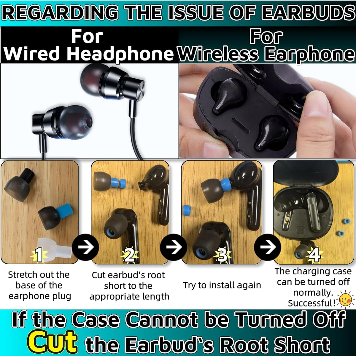 HuGuWdy 54Pcs 3.8mm -5.1mm) 27 Earbud Replacement TipsEar Bud Rubber Tips Silicone Earbud Tips Earbud Covers Silicone