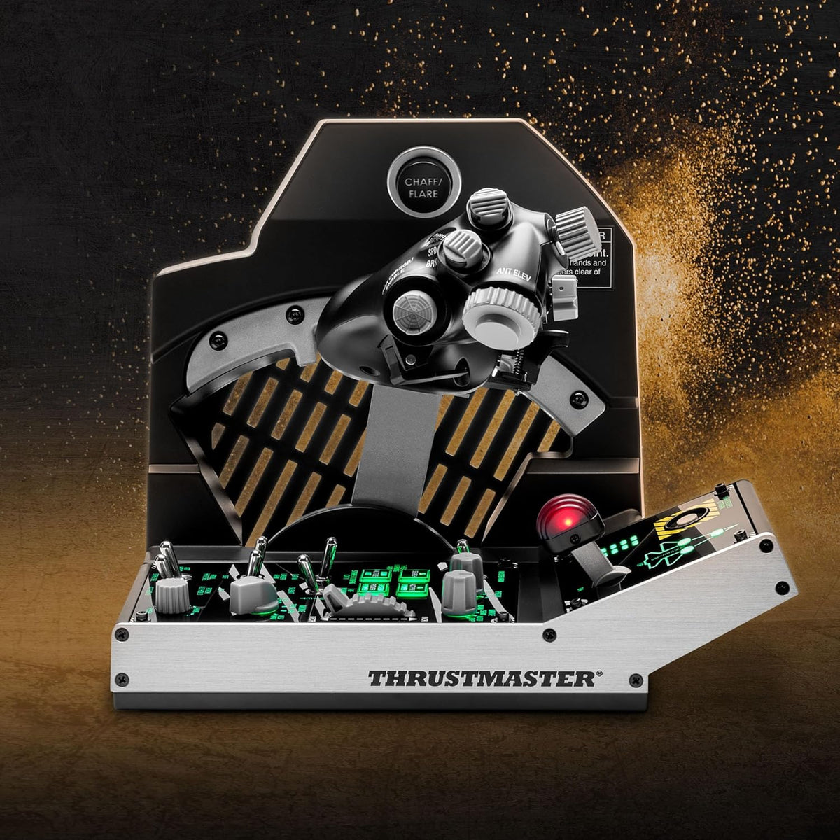 Thrustmaster Viper TQS Mission Pack: Metal Throttle Quadrant System, Throttle and Control Panel Included, 64 Action Buttons, 6 Axes, Licensed by the U.S. Air Force (Compatible with PC)