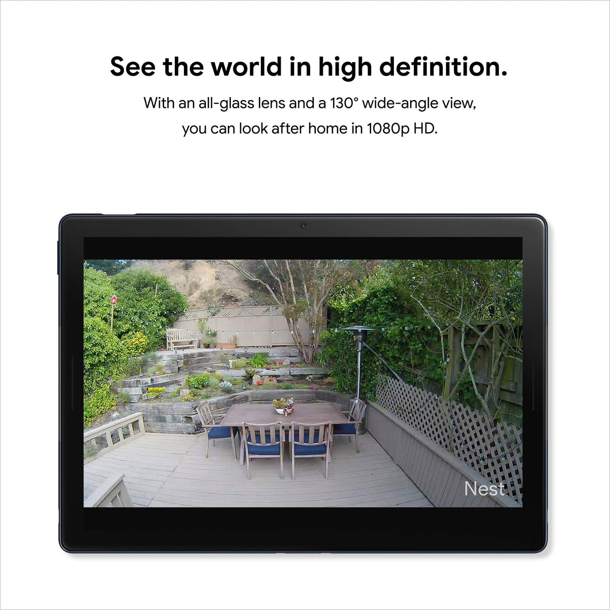 Google Nest Cam Outdoor - 1st Generation - Weatherproof Camera - Surveillance Camera with Night Vision - Control with Your Phone