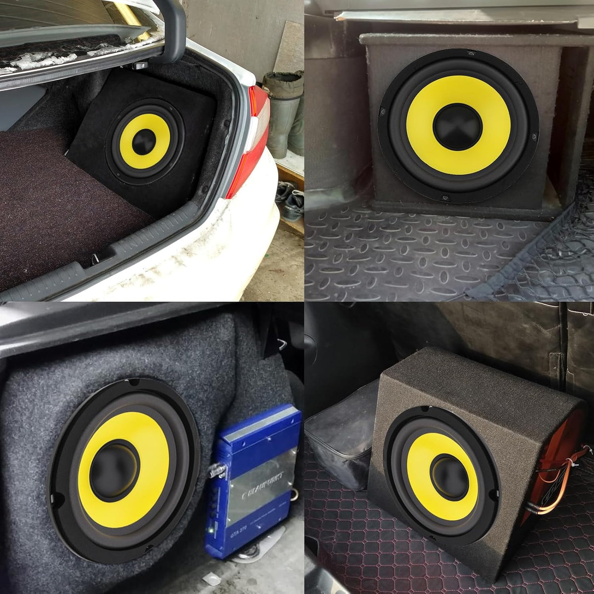DriSentri 2 6 Inch (6'') Pieces Bass Loudspeaker Woofer Speaker, Wide Frequency Response Car Audio Stereo Speaker
