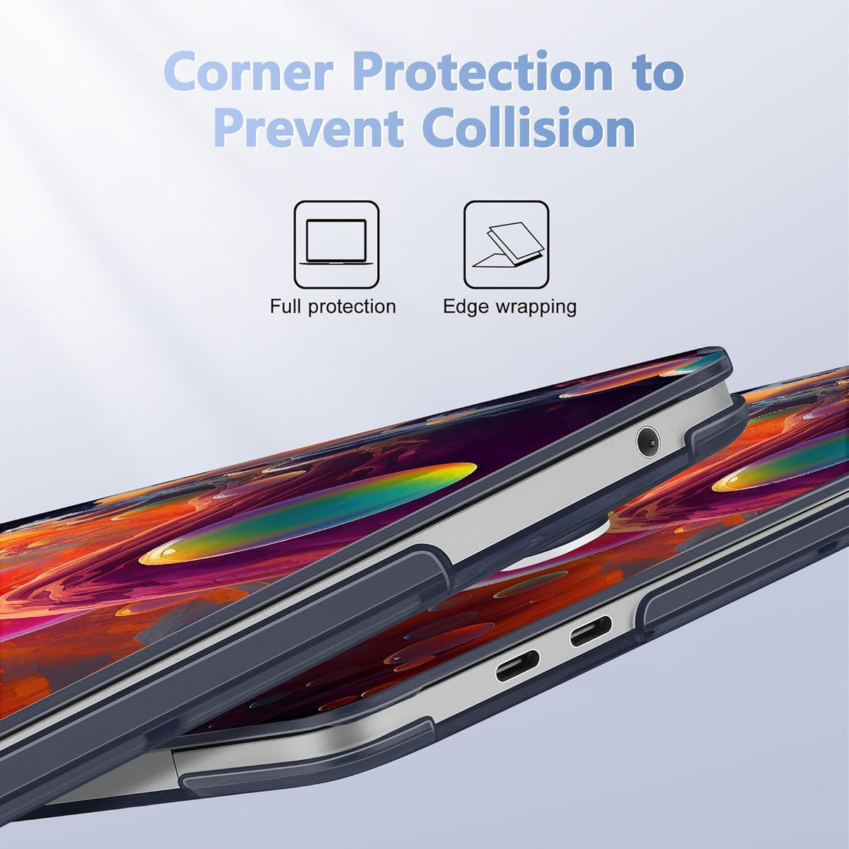May Chen Compatible with MacBook Pro 13 inch Case 2022 2021 2020 Release Models A2338 M2 M1 A2251 A2289, Plastic Hard Shell Case for MacBook Pro 13 Inch with Touch Bar Fits Touch ID, Astronaut S929
