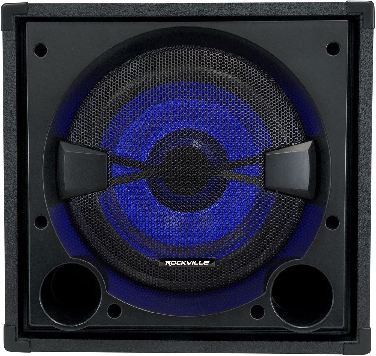 Rockville BASS Blaster 12 800W Powered Home Audio Subwoofer, 12" High-Grade Woofer with Y30 Magnet, Adjustable Crossover, RCA/Speaker Inputs, LED Lighting, for Home Theater & Music