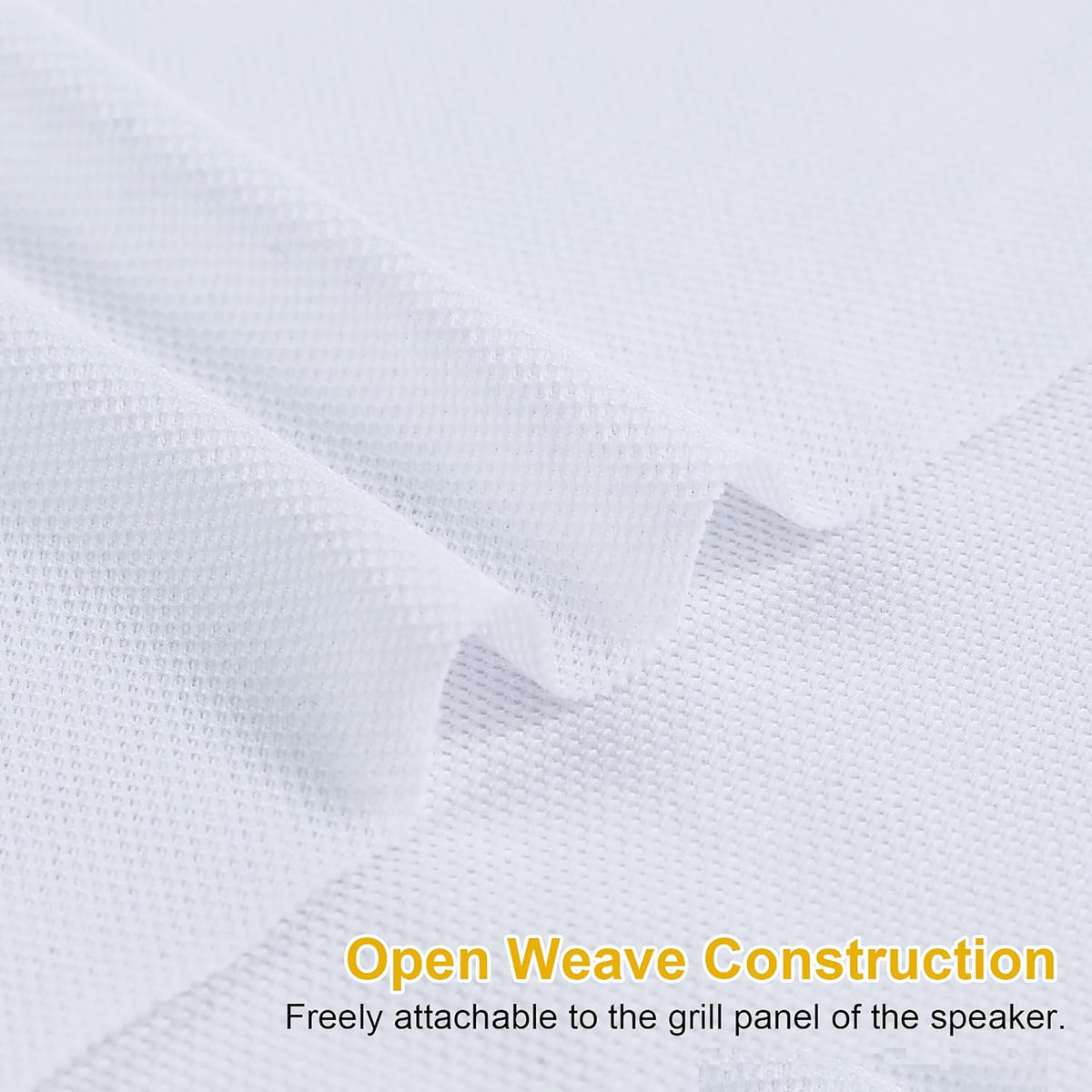 28" 54" x Speaker Grill Cloth, Stereo Grill Mesh Fabric, Abrasion Resistant for Replacement Home Speaker Stage Audio