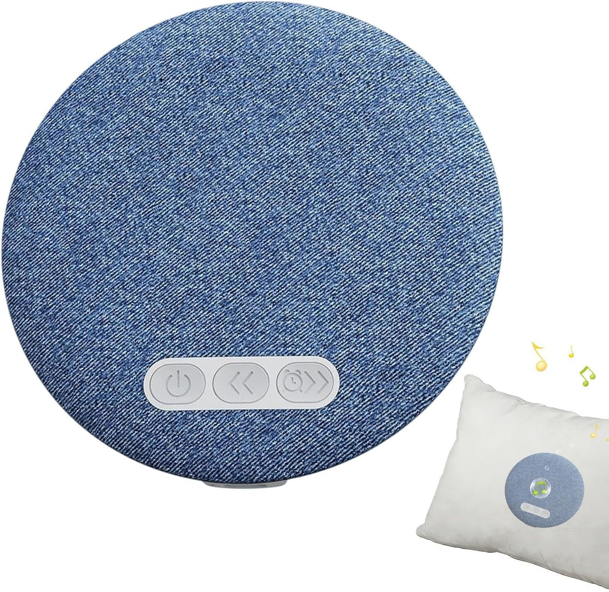 Generic Pillow Speaker with White Noise Built-in Speaker Comfortable to Sleep On Plays Music and Audio Wireless