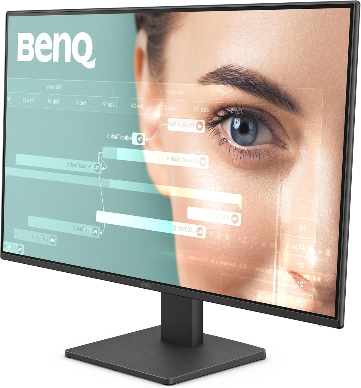 BenQ GW2791 27” 1080p FHD 100Hz IPS Eye-Care Monitor, HDMI, DisplayPort, 1080x1920, Ultra Slim Bezel, TUV-Certified, Flicker-Free, Low Blue Light Plus, Eye-CareU