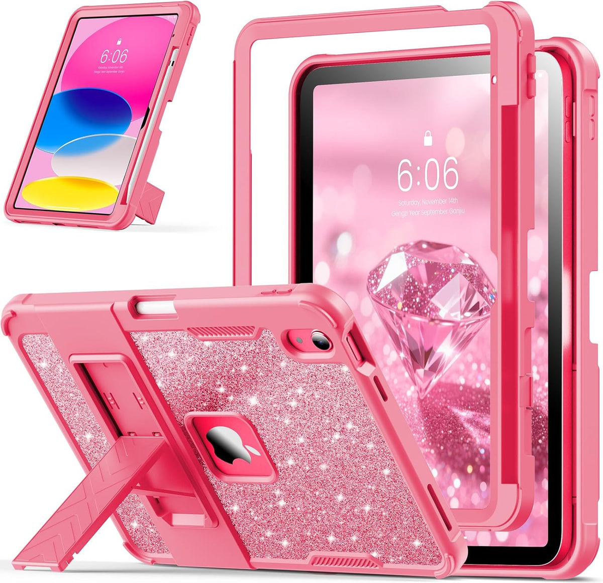 INFILAND A16 11 inch 11th 10th 10.9 Inch, Kids Case for iPad Generation,iPad Generation Case Heavy Duty Shockproof