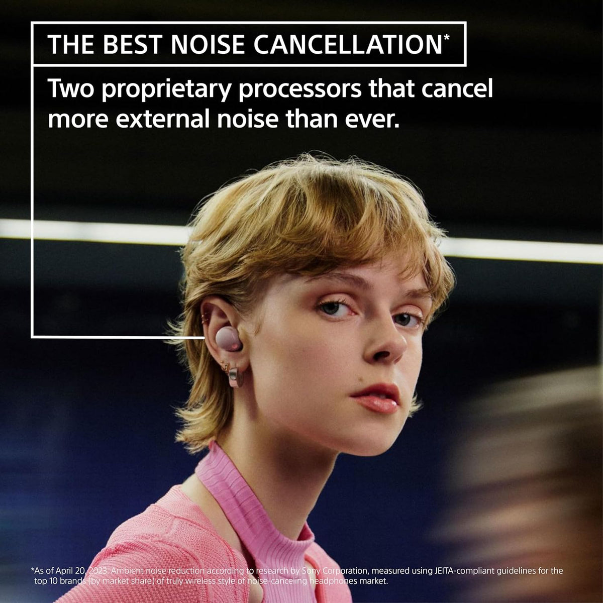 Sony WF-1000XM5 The Best Truly Wireless Bluetooth Noise Canceling Earbuds & in-Ear Headphones with Alexa Built-in, Silver