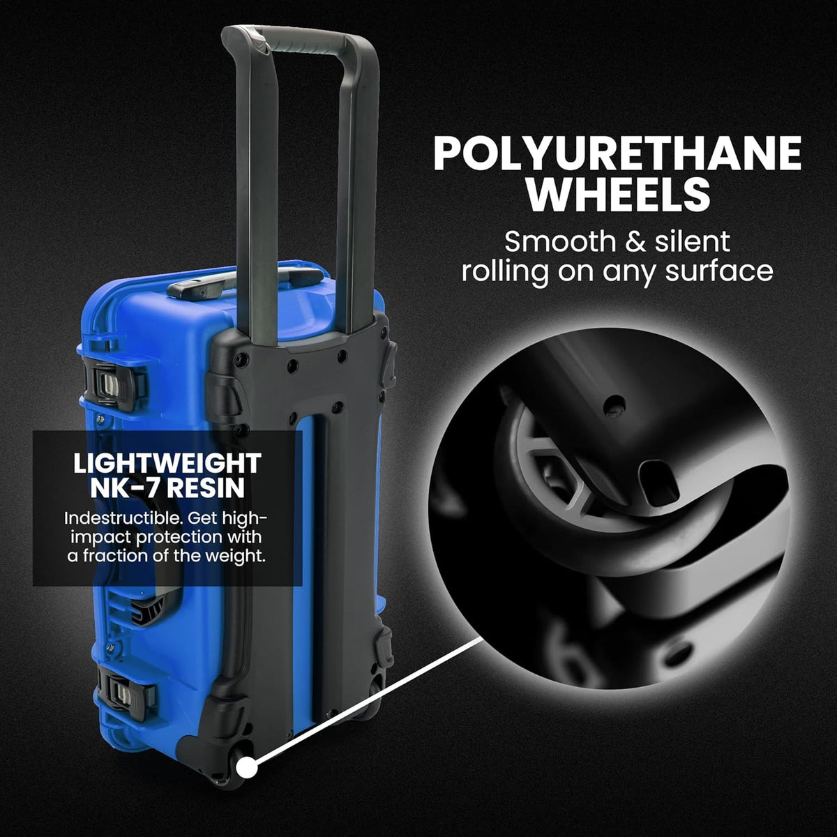 NANUK Wheeled Series 935 Lightweight NK-7 Resin Waterproof Protective Case
