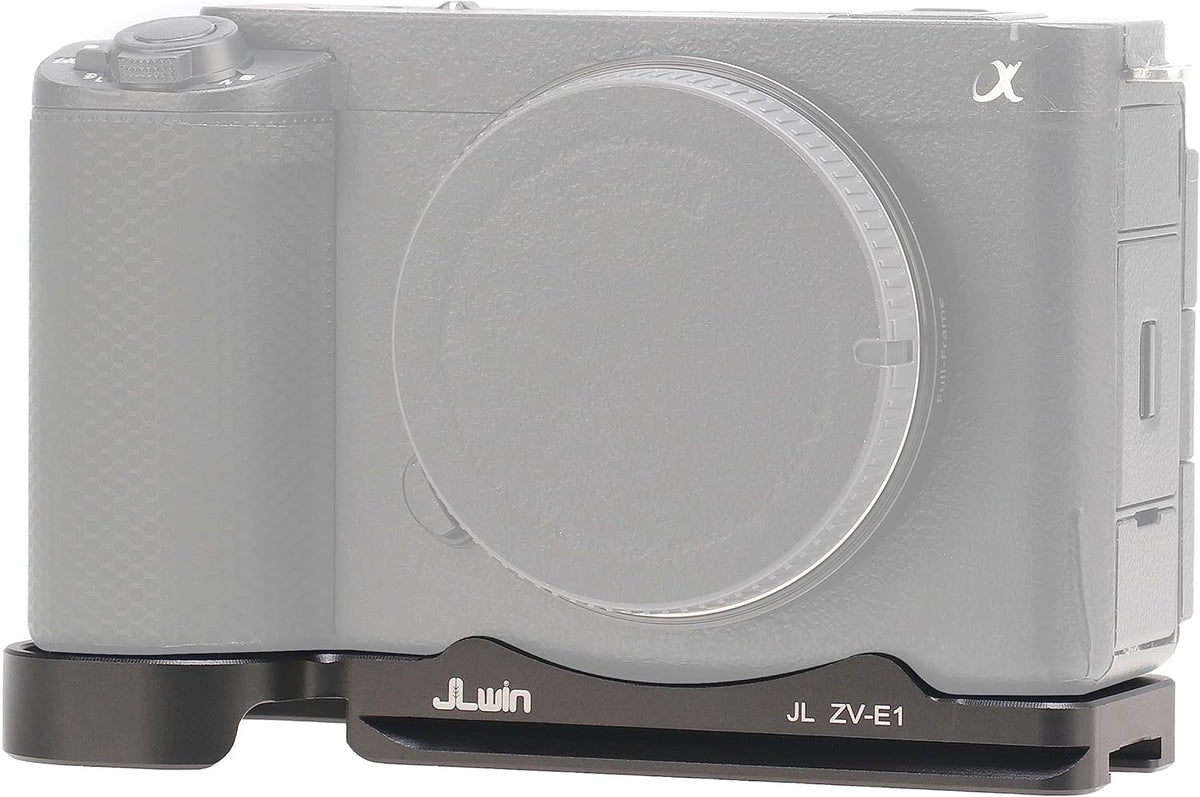 Hersmay ZV-E1 Quick Release Baseplate Plate for Sony Mirrorless Camera Compatible with Arca-Swiss Standard Tripod