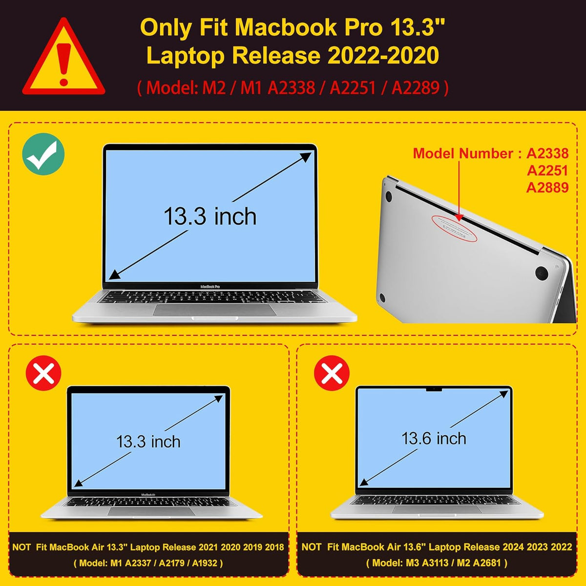 May Chen for MacBook Pro 13 inch Case 2022 2021 2020 Release A2338 M2 M1 A2289 A2251, Plastic Crystal Hard Shell Case Cover for MacBook Pro 13 inch Touch Bar Fits Touch ID, Pearl Bow