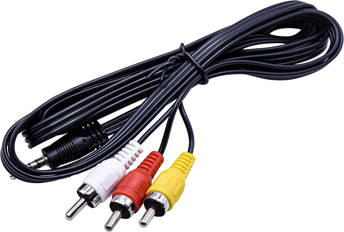 GR-D22US GR-D244US GR-D250US GR-D270US GR-D271US GR-D275US HQRP AV Audio Video Cable/Cord Compatible with JVC Camcorder