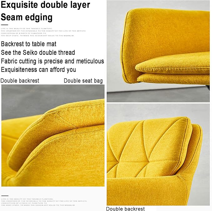 Office Chair Gaming Chair Computer Chair Adjustable Desk Chair Conference Chair Armchair for Executive Home AdultsModern Swivel Chair with Armrest Thick BackrestUpholstered Offic