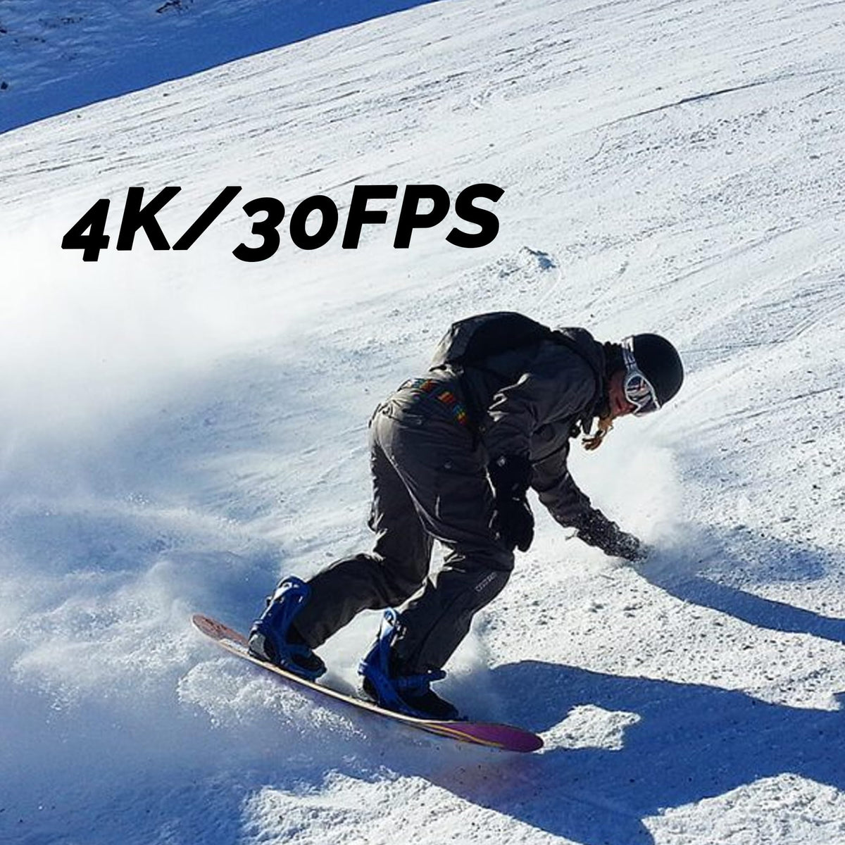 SJCAM C100 Plus Action Camera in Black with 4K Video, EIS Stabilization, and Audio Recording, Bundle Including: 64GB Micro SD Card, 50-in-1 Action