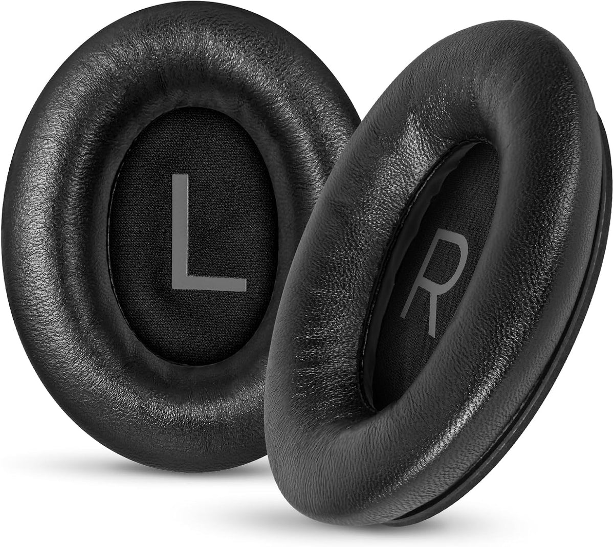 Aurivor Replacement Ear-Pads Cushions for Bose QuietComfort 45 35 35ii (QC-45 QC-35 QC-35 ii), Genuine Lambskin Ear Covers Compatible with QuietComfort SE (QC SE)/ New QuietComfort Headphones (Black)