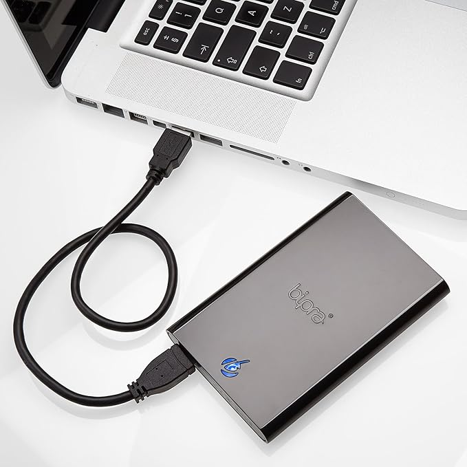 S3 2.5 inch USB 3.0 Mac Edition Portable External Hard Drive - Black (750GB)
