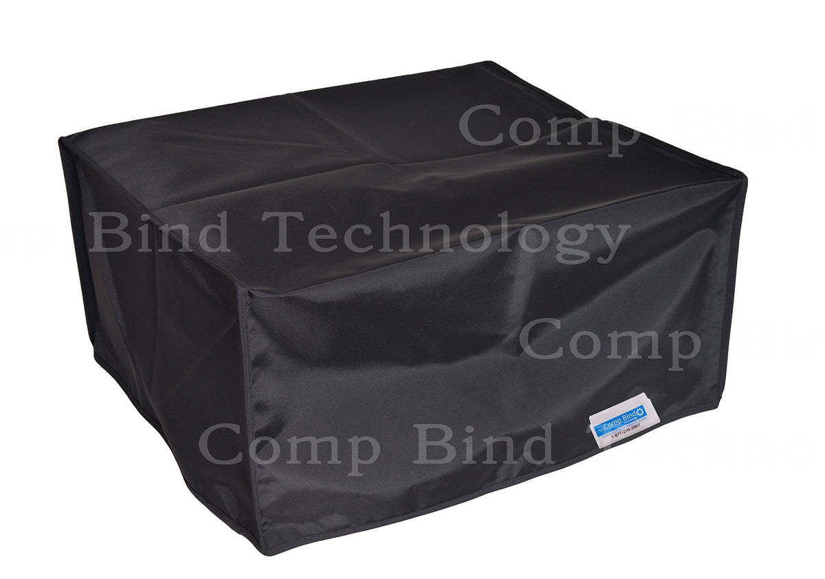 Comp Bind Technology Dust Cover Compatible with HP OfficeJet 4630 Wireless Printer, Black Nylon Anti Static Cover Dimensions 17.5''W x 13''D x 7.5''H