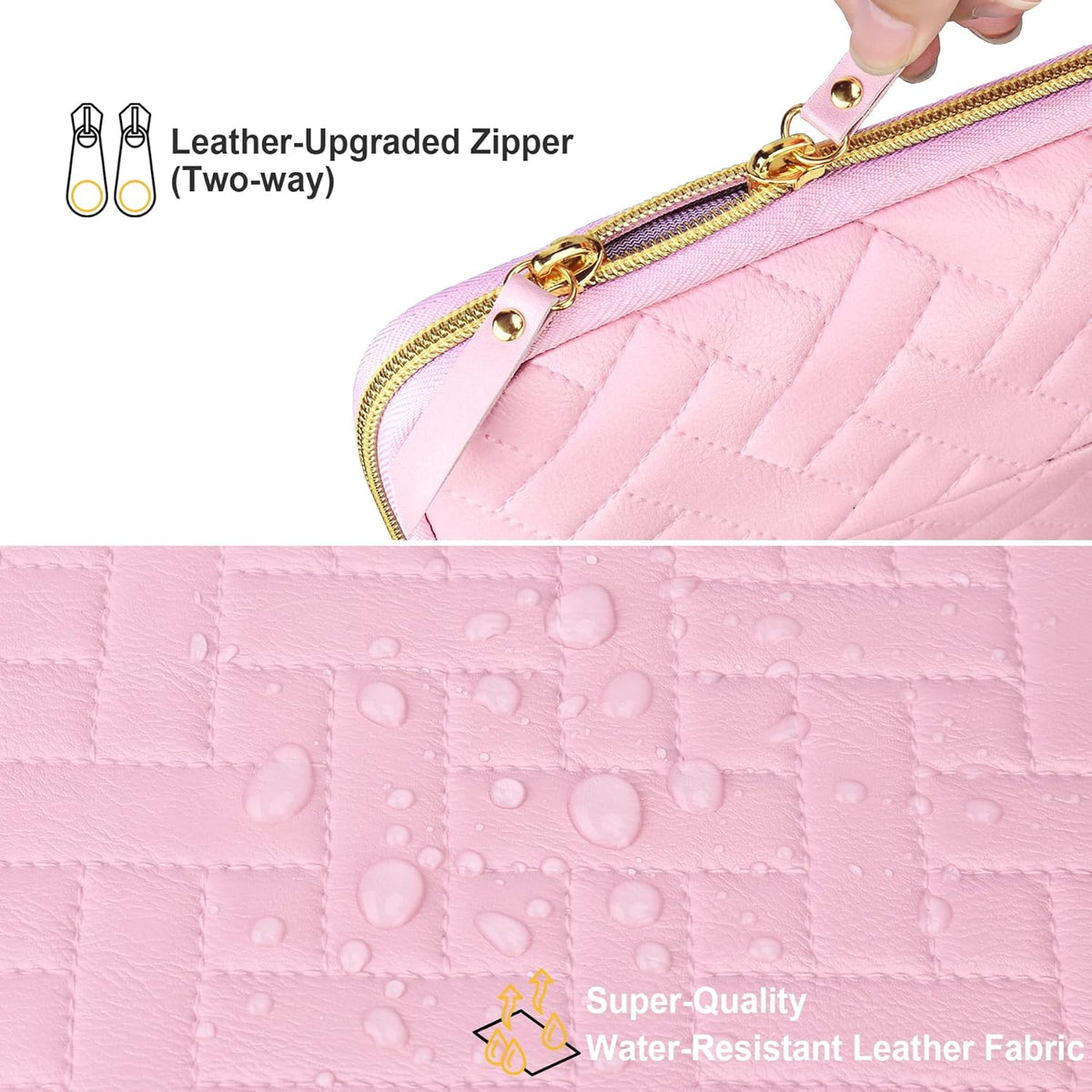 Lacdo Laptop Sleeve Case for 14 inch New MacBook Pro M4/M3/M2/M1 Chips Pro Max A3112 A3401 A3185 A2918 A2992 A2779 A2442 2024-2021, 13.8 inch Surface Laptop 7th Copilot+PC Computer Bag, Sakura Pink