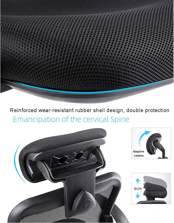 Office Chair Gaming Chair Computer Chair Breathable Mesh Recliner Chair Gaming Chair for Men AdultsHigh Back Computer Chair Executive Swivel Chair Height Adjustable Desk Chair with Lumbar S