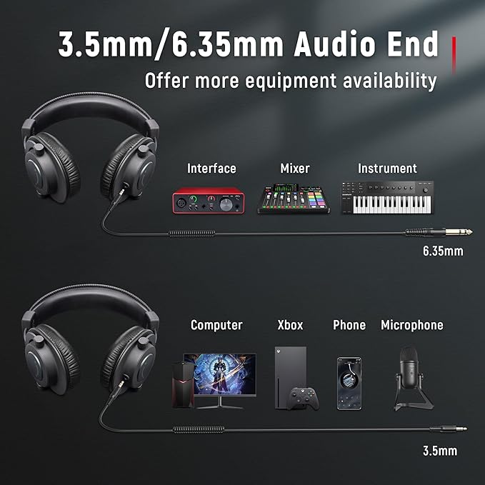 FIFINE Dynamic Gaming Equipment Set for Recording Podcast XLR Mic Gaming Mixer Heavy Duty Boom Arm 3.5mm/6.35mm Studio Headphones with XLR Cable Bundle for Vocal Voice-Over YouTube