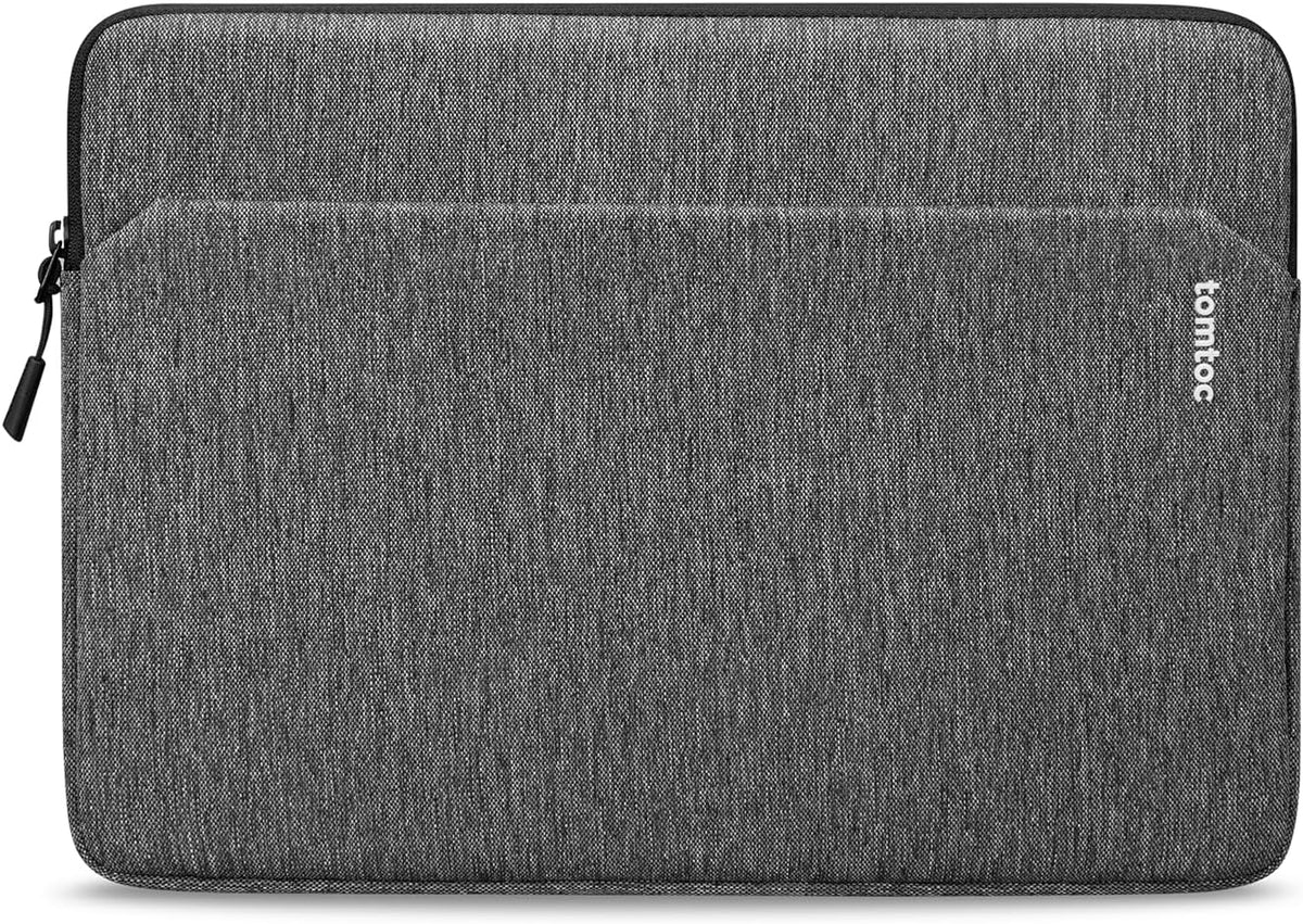 tomtoc Slim Laptop Sleeve Case for 13-inch New MacBook Air M4/A3420 M3/A3113 M2/A2681, M1/A2337 2025-2018, MacBook Pro M2/M1, Water-Resistant Protective Carrying Case with Accessories Pocket